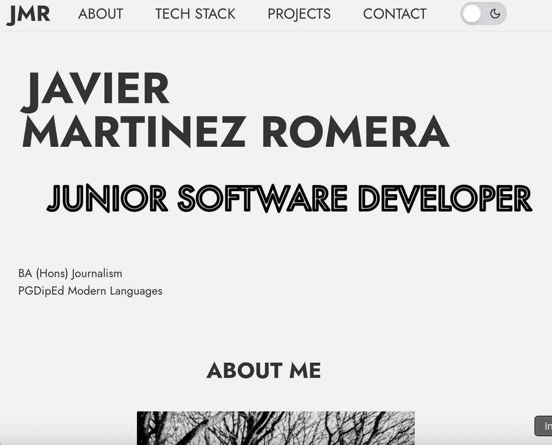 Javier Martinez Romera | Software Developer